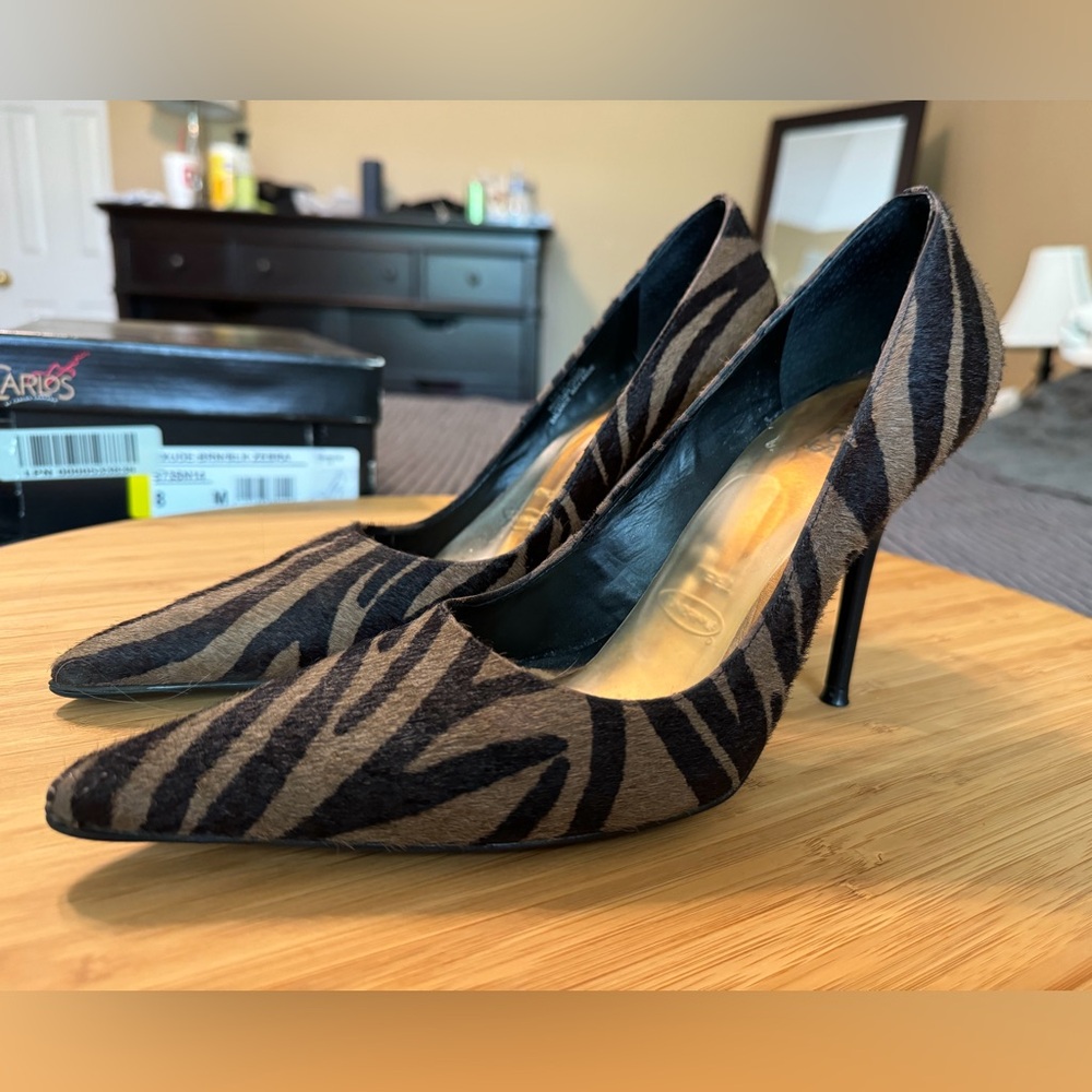 CARLOS Exude Zebra Heel - 8